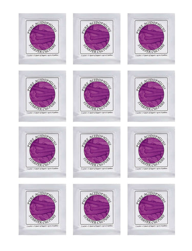 Buy Online Pack of 12 Freeze-dried Culture Sachets for Pure Acidophilus Yogurt
